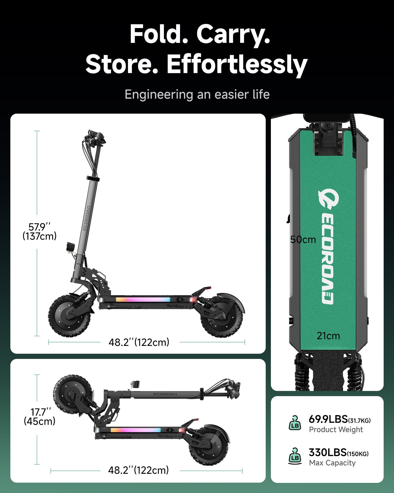 ES6 Dual Electric Scooter