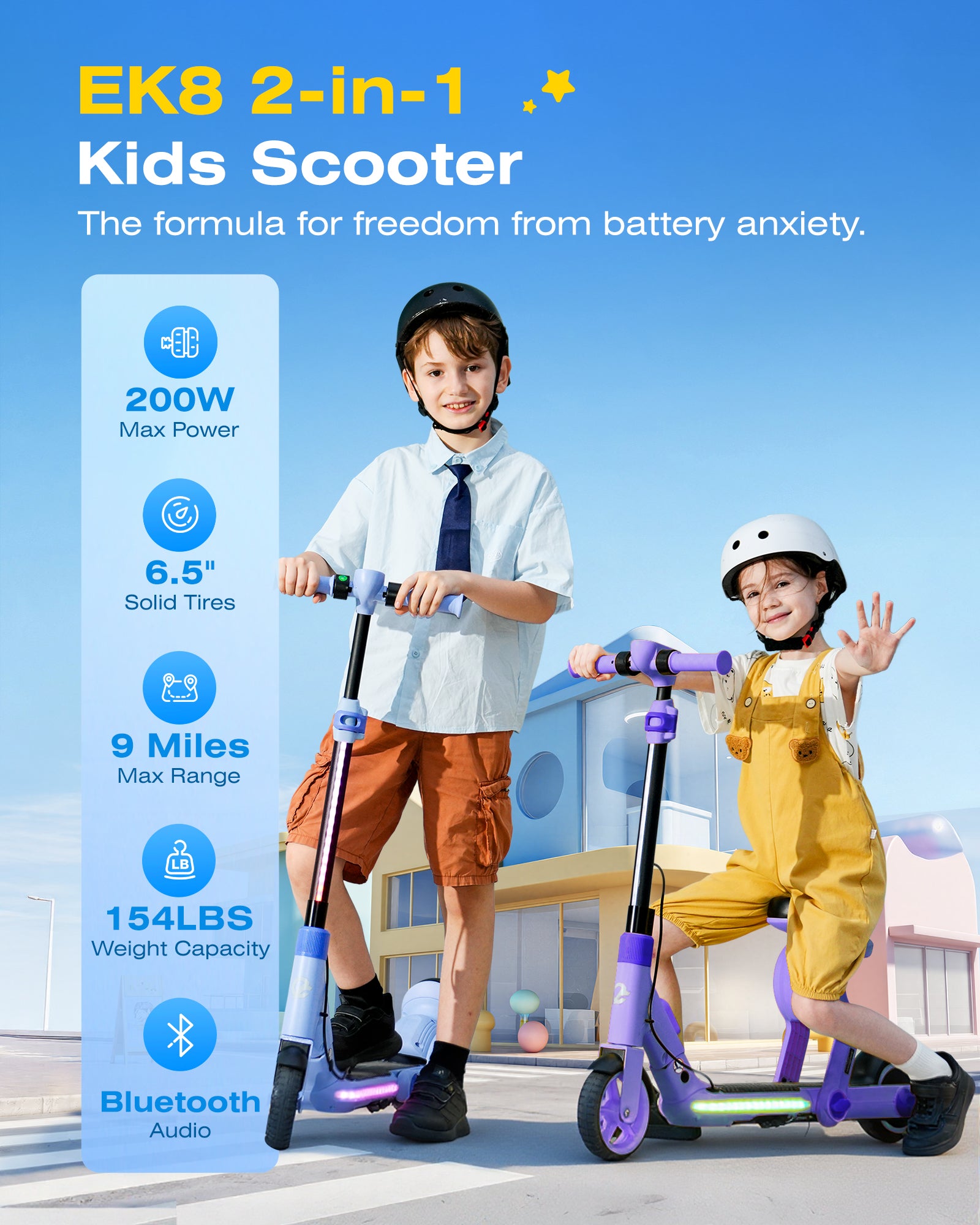 EK8 Kids Electric Scooter
