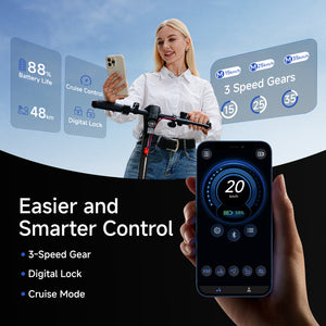 ECOROAD Foldable Waterproof Electric Scooter
